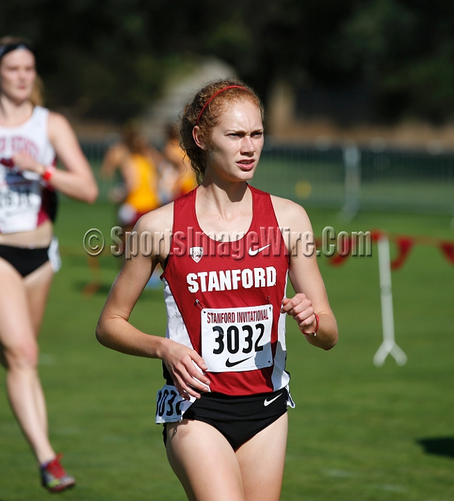 2014StanfordCollWomen-042.JPG - College race at the 2014 Stanford Cross Country Invitational, September 27, Stanford Golf Course, Stanford, California.